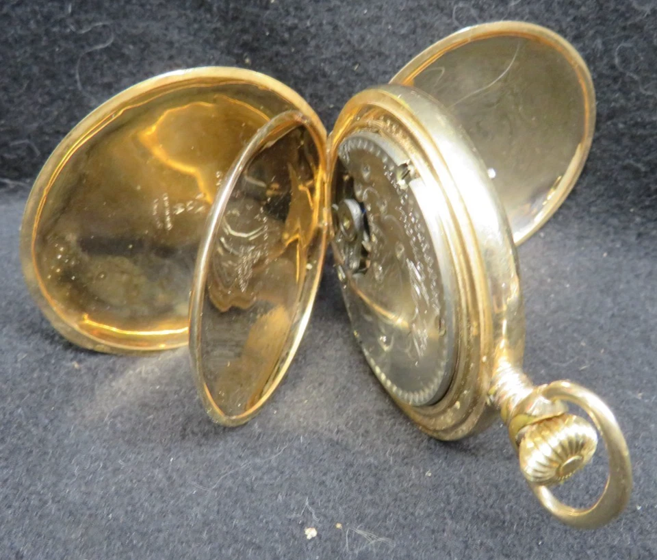 Seth Thomas Eagle Series model 7 Pocket Watch KEYSTONE CASE BOSS 25 Yr Guarantee - Image 2 of 4