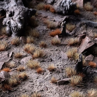 Gamers Grass Burned Tufts 6mm - Wild Tuft (Wargame / Model Basing)
