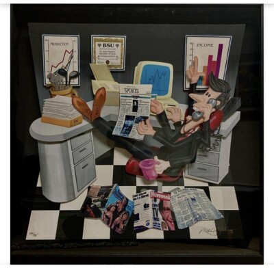 Roark Gourley 3D lithograph signed and numbered  Executive action 