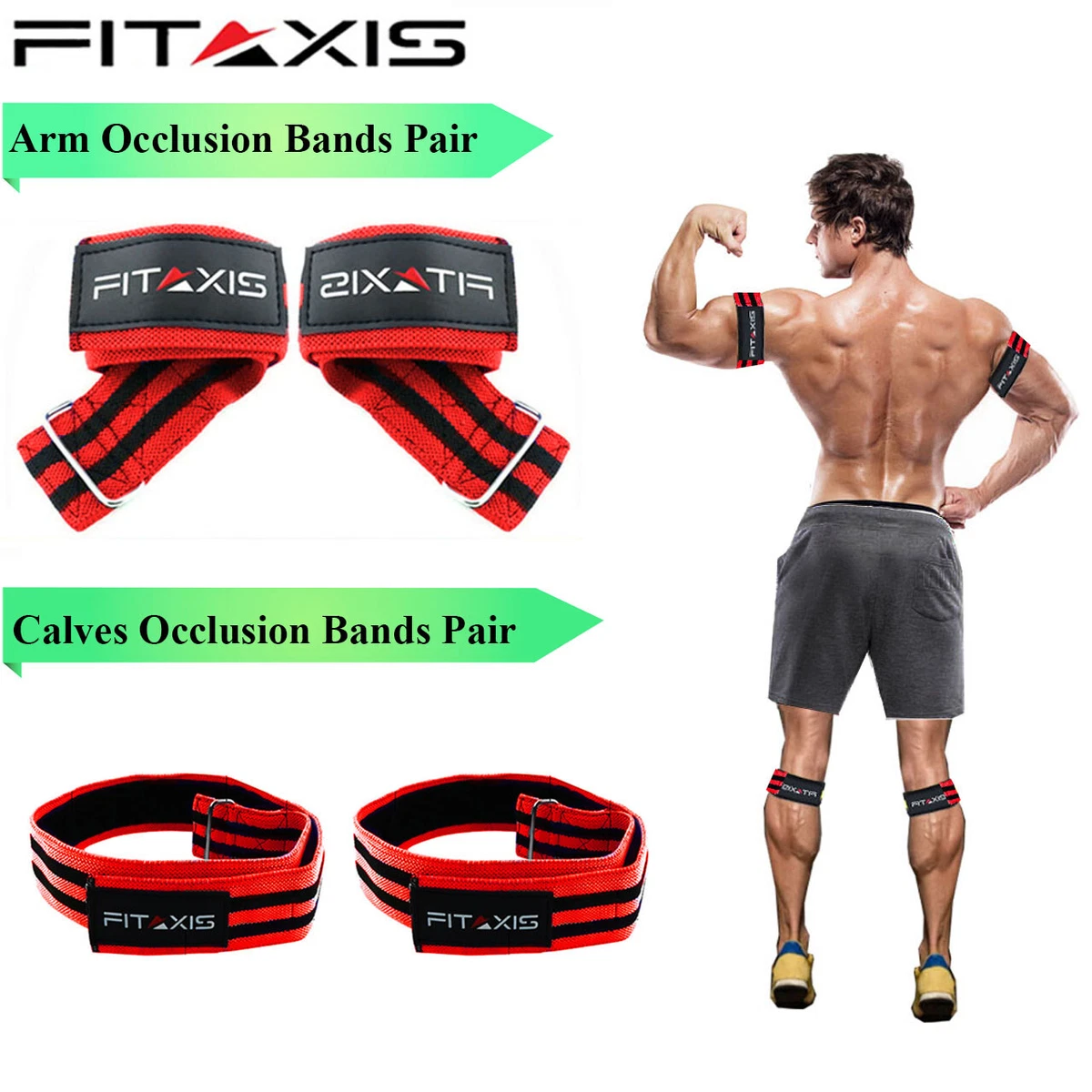 Fitness Peak Biceps Arm Occlusion Bands Training Strong Leg Calves Muscle Growth