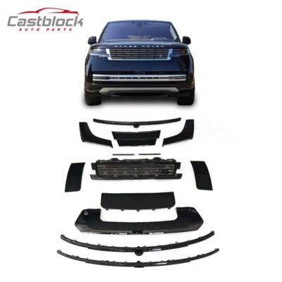 Fit 2023 Land Rover Range Vogue Black Front Grille Strips Body Kit Full Facelift
