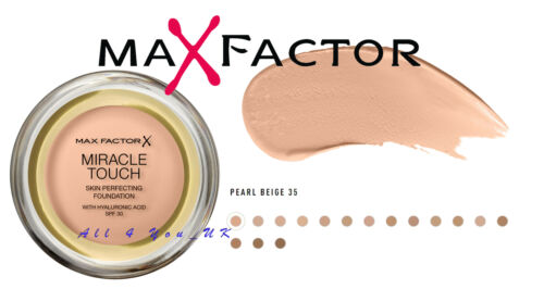 Fond de teint perfectionnant peau Max Factor Miracle Touch 11,5 g - 035 perle beige - Photo 1/1