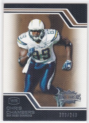 2008 Topps Triple Threads #74 Chris Chambers /249 Chargers Free Shipping!