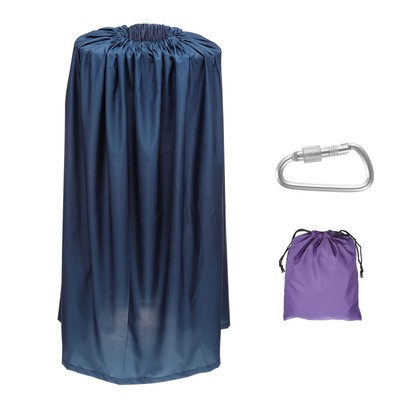 1.4M Length Portable Dressing Room, Dark Blue