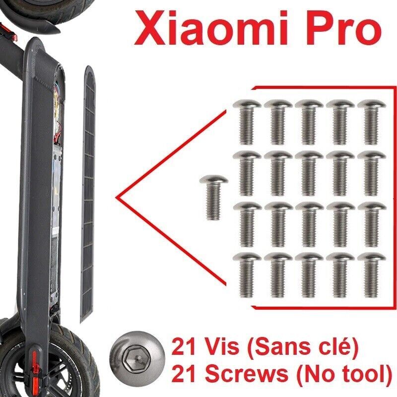Pièces Rechange Scooter électrique Kit De Vis Pour Scooter Xiaomi & Ninebot - 10 Pièces Acier Carbone - Compatible M365, Pro, 1S, G30 Garde Boue Xiaomi M365