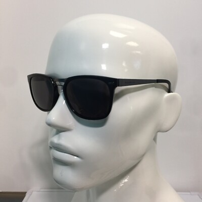 New Ermenegildo Zegna 3165 568P Black Plastic Gunmetal  display picture 1