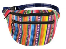 New! Showman SERAPE PRINT FANNY PACK w/ Zipper compartment Horse riding hip bag