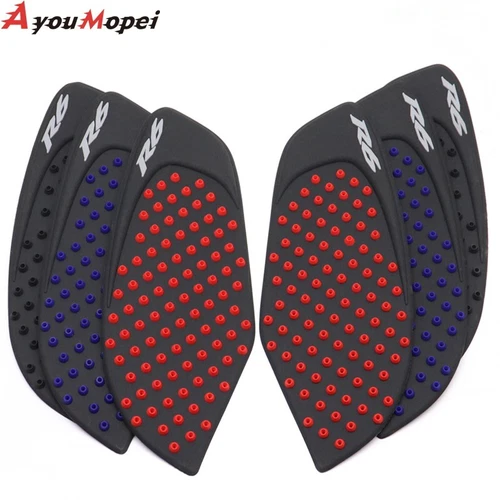 Tank Traction Side Pad Gas Fuel Knee Grip Decal For YAMAHA YZF-R6 2008-2016 - Bild 2 von 15