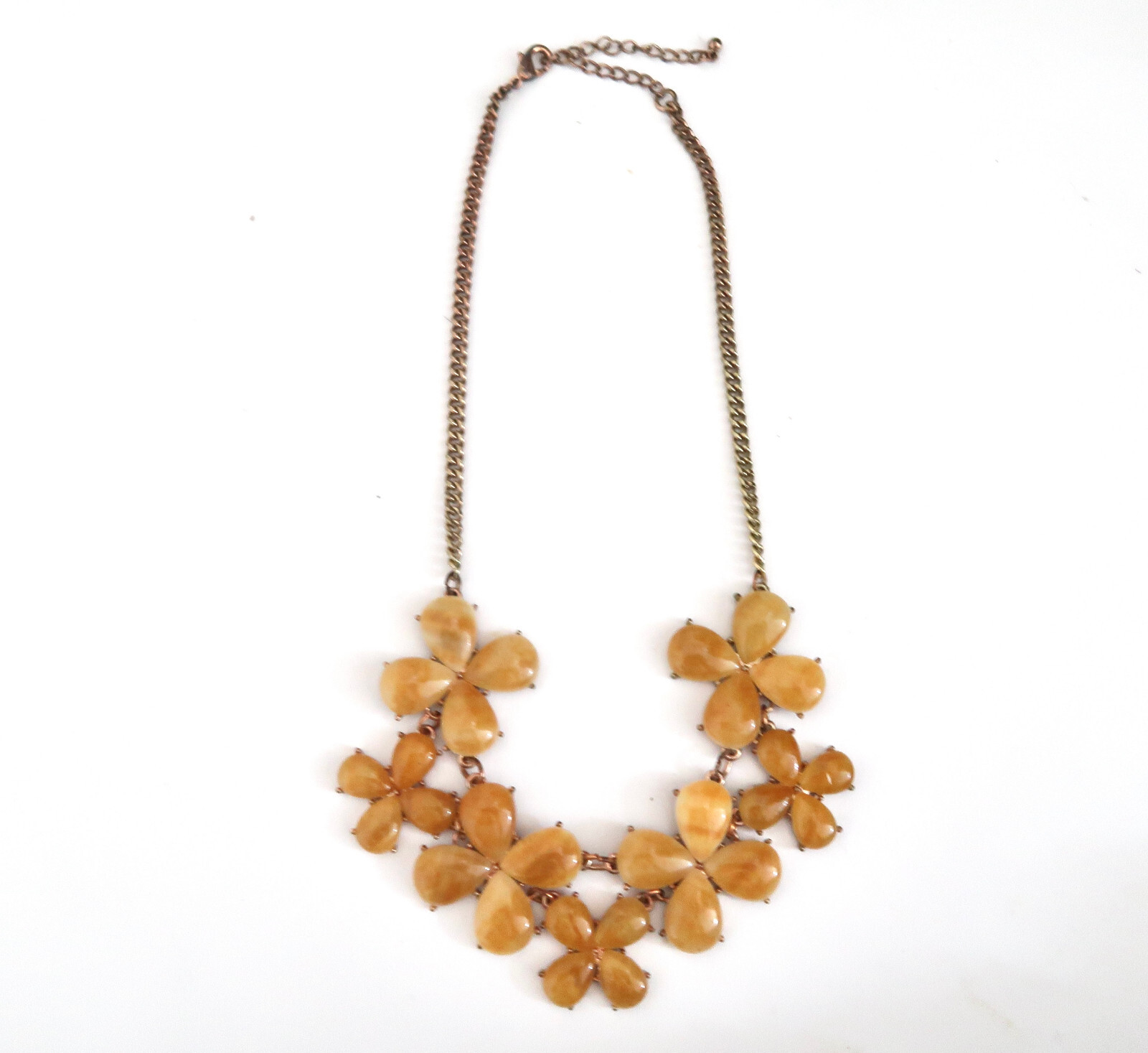 Stone Flower statement necklace - image 2