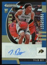 Tyler Bey Rookie 2020-21 Panini Prizm Draft Picks Prospect Autographs Blue #35 