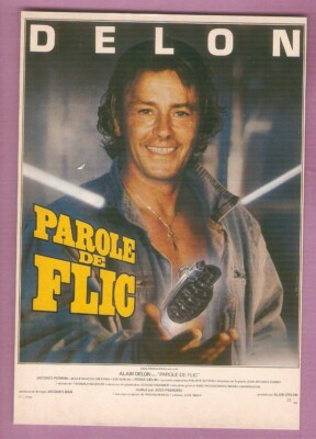 José PINHEIRO postcard CINEMA: Parole de Flic Ed.Humour C.   /Alain DELON