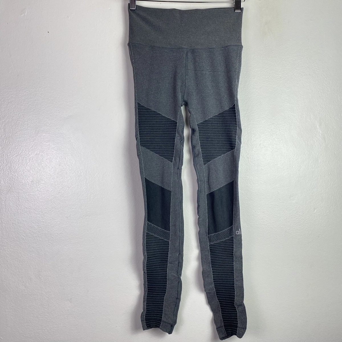 ALO Yoga Women's Moto Legging Gray 2 Med 1 Large Available for sale online