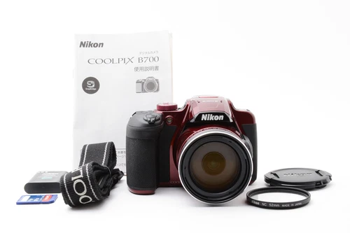 Nikon COOLPIX B700 20.2 MP Digital Camera Optical 60x Zoom Red From Japan