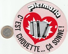 Autocollant. Musique Accordéons. PIERMARIA