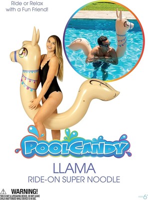 Pool Candy Ride-On Unicorn Inflatable Swimming Float Noodle by PoolCandy