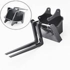 <!--F#f_0-->Full Metal Excavator Bucket Forks Pallet Forks Part for Huina 550/580/592/593 RC<!--F/-->