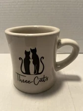 4” Three Cats You Look Young & Lovely Mug by M Ware