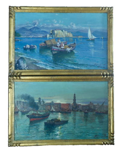 CARTOLINA D'EPOCA NAPOLI Vesuvio Vulcano Il Conetto all'Interno del
