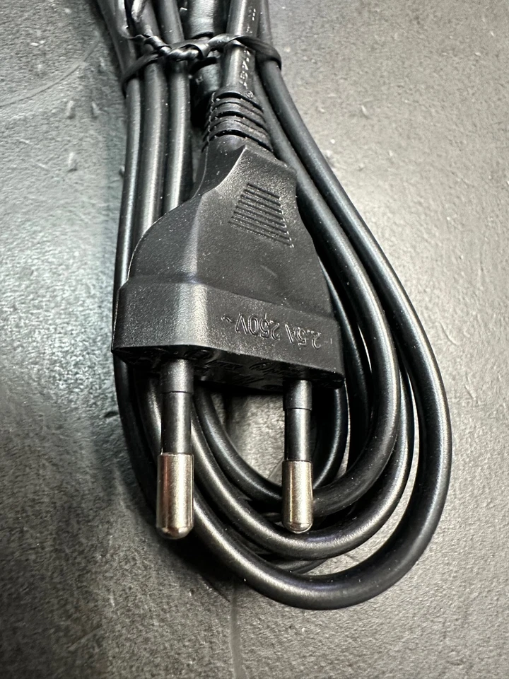 European EURO Plug 6 FT Power Cable Cord ORIGINAL for  PLAYSTATION 3 4 PS3 PS4 - Image 2 of 4