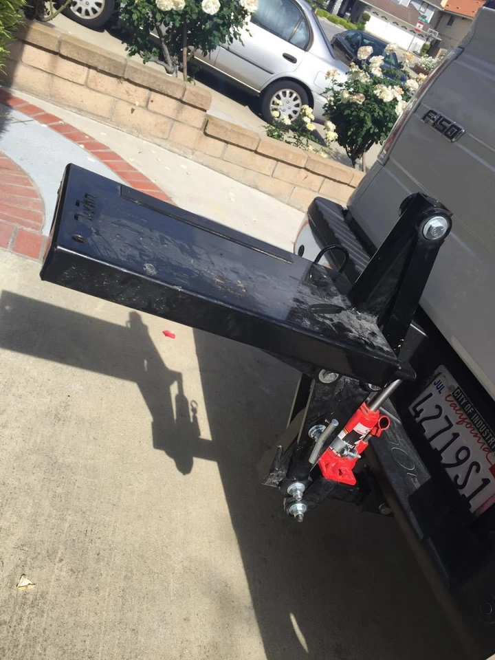 Motorcycle Sports Dirt Bike Hitch Carrier Hydraulic Jack Hauler - Image 3 of 4