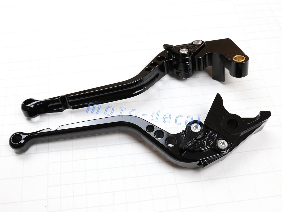 Adjustable Brake & Clutch Levers For Suzuki GSXR600/750/1000 (2006-2022) - CNC Aluminum Foldable Levers Gold & Black
