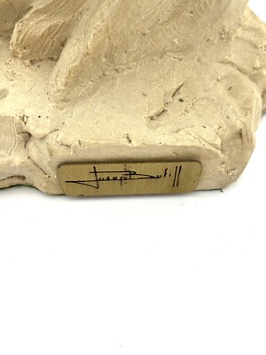 Josep Bofill Bronze And Stone Sculpture 15” Enamorados, Signed 131