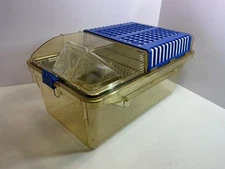 Tecniplast Rat Mouse  laboratory  Cage, Stainless Feeding Insert, Lid, Bottle.