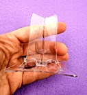 Vintage 1966 MATTEL Barbie Twist N Turn TNT Mod Era Clear X DOLL STAND Hong Kong