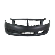 Bumper Cover Front Assembly G35 2007-2008 G37 2009 Plastic Black Primed