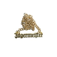 Jägermeister Halskette Goldkette Chain Necklace Accessoir Schmuck Unisex Merch
