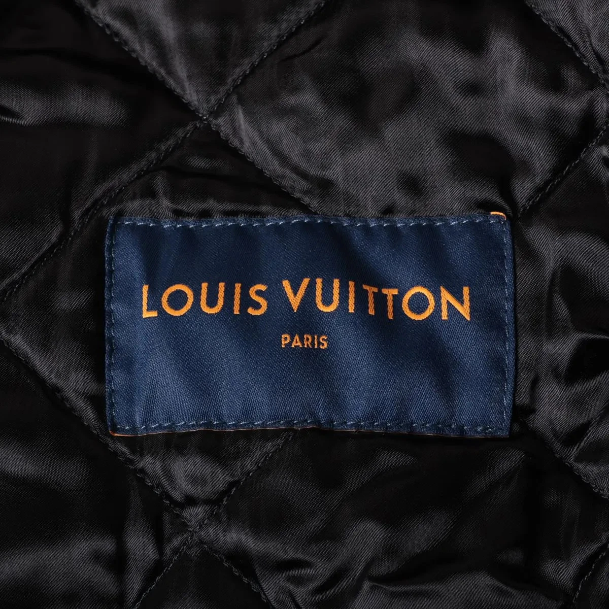 LOUIS VUITTON（LV） Louis Vuitton 22AW Giacca Denim Cotone 44 Uomo Nero x Beige RM222 Monogram ti