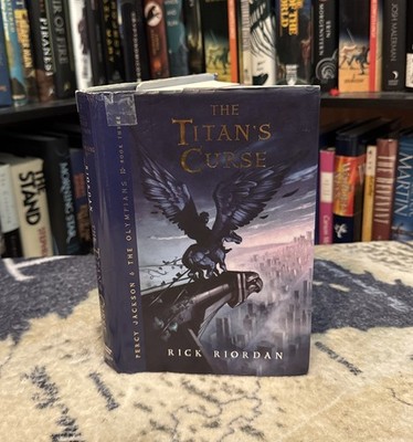 The Titan's Curse By Rick Riordan (Hardcover) First Edition/6th Print, Percy #3