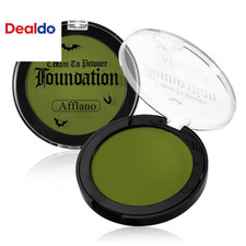 Green Face Paint Foundation Witch Wicked Makeup, Waterproof High Pigment Face Pa