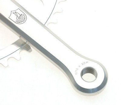 Campagnolo Super Record Pista Track Crankset 165mm 51T 3/32 Etched