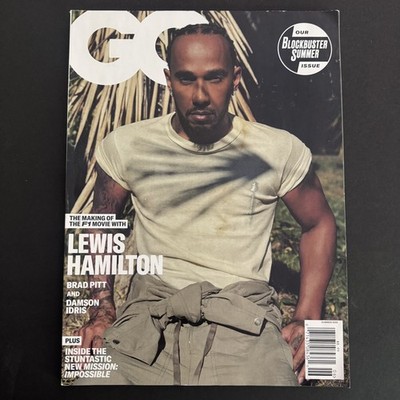 GQ MAGAZINE Summer 2025 LEWIS HAMILTON Brad Pitt Damson Idris BLOCKBUSTER ISSUE
