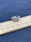 Sterling Silver & Unknown Gemstone Ring- 3.5 Grams- Size 7- Vintage Estate Find