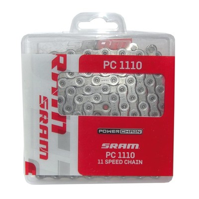 Sram Fahrrad Schaltungskette PC 1110 SolidPin 114 Glieder 11-Fach Mit Power-Lock