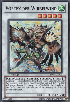 YuGiOh Vortex der Wirbelwind (V.1) STOR-DE000 Super Rare Good unl.