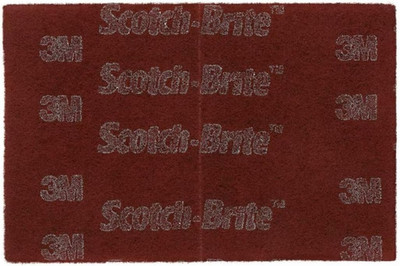 SCRUB PAD MARON 6''X9''