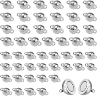 Magnetische Ketten- Und ArmbandverschlüSse 6/8Mm FüR Schmuckherstellung, Silber