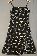 Free People Women's Sundress Sunshine of Your Love Parrot Bird Print Boho Beach