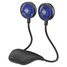 HandFan 10000mAh Neck Fan, 360&deg; Rotation Hands Free Portable Fans for your