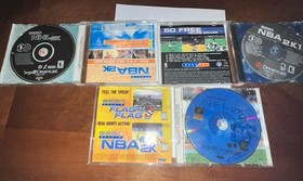 Sega Dreamcast Sports Lot NFL 2K NHL 2K NBA 2K Tested