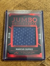 Marcus Dupree 2/3 - 2025 LEAF In The Game Used Jumbo Memorabilia Blue Jersey