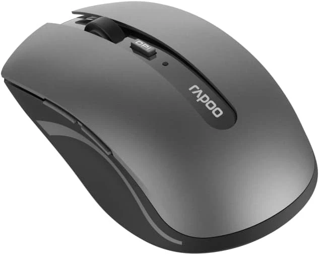 RAPOO Multi-mode Wireless Optical Mouse 7200M Dark Grey - New Retail Boxed - Image 4 of 4