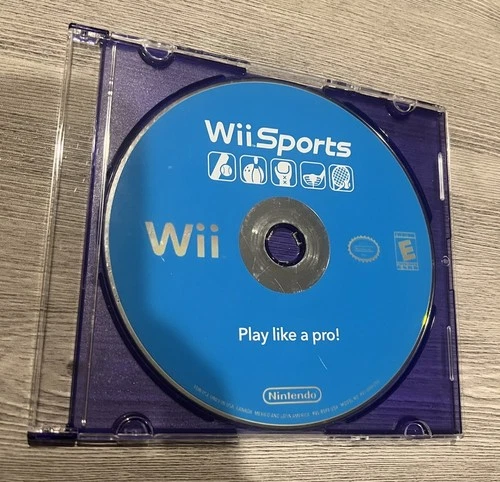 Wii Sports Nintendo Wii Disc Only NO MANUAL Scratched Authentic - FREE SHIP!