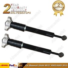 2x For Maserati Ghibli M157 RWD/AWD 2013- Rear Shock Absorber Assys 670008899