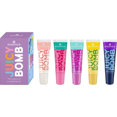 COSNOVA GMBH essence JUICY BOMB 5er Lipgloss Set 02 fruchtig vegan Gloss Hochglanz 80g OVP