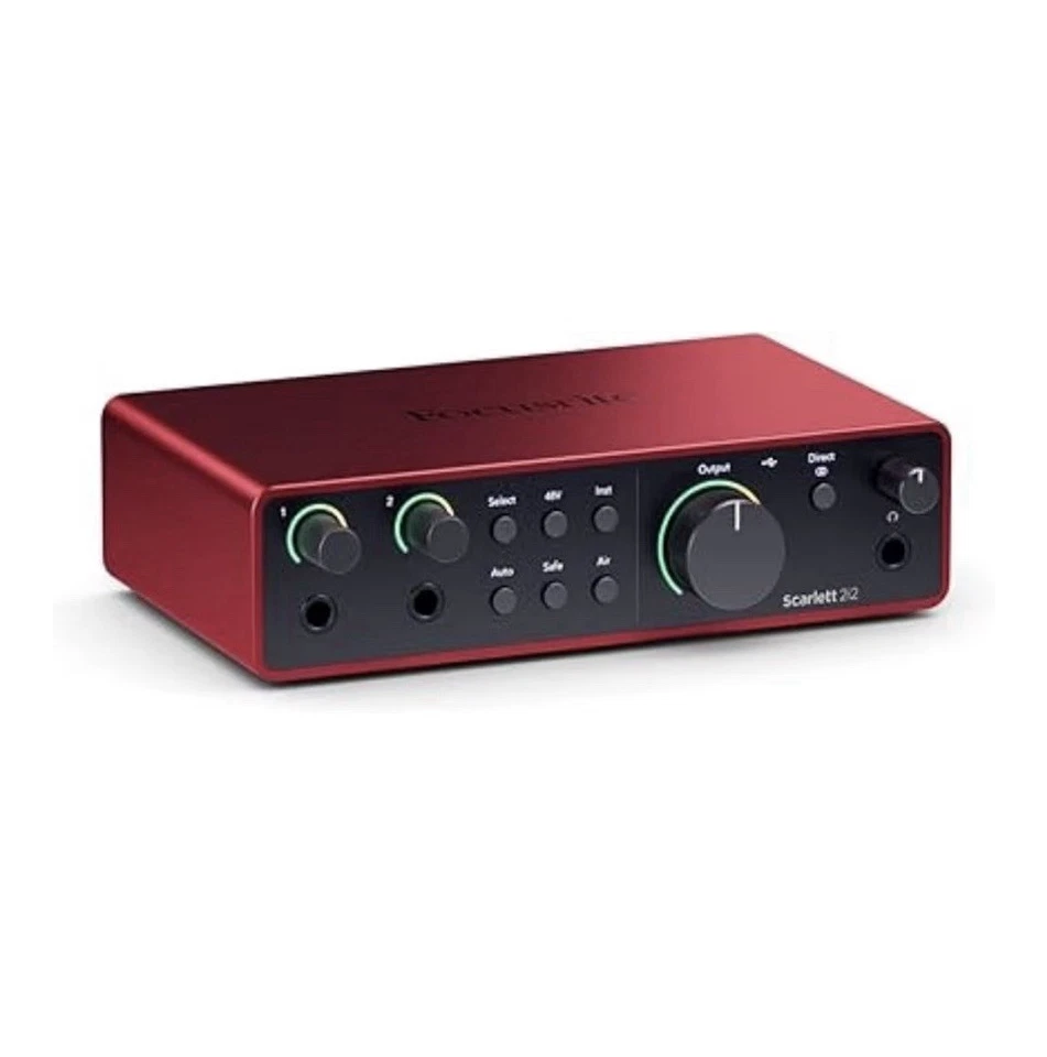 Focusrite Scarlett 2i2 4th Gen USB Music Audio Recording Interface- New - Image 4 of 4
