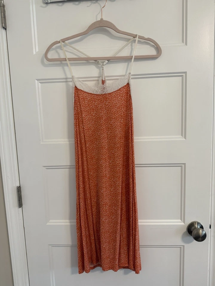 Camisón naranja Gillian & O’Malley grande con correa en T Foto 3 de 4